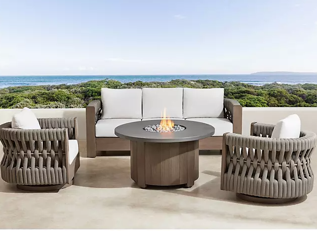 Member's Mark Halifax 4-Piece Deep Seating Set with Fire Pit