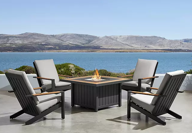 Member s Mark Vista 5 Piece Seating Set with Fire Eshop House LLC