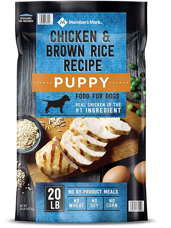 Member s Mark Dry Puppy Food Chicken Rice 20 lbs