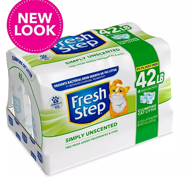 Fresh Step Ultra Unscented Litter, Clumping Cat Litter (42 lbs