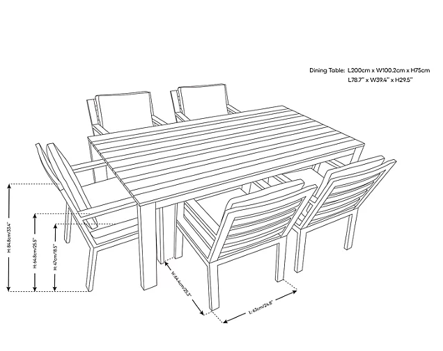 Member's Mark Vista 7-Piece Dining Set