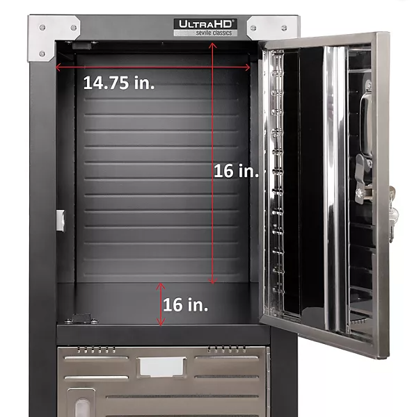 Seville Classics UltraHD 4-Door Stackable Locker Cabinets, 15" W x 18" D x 73.9" H