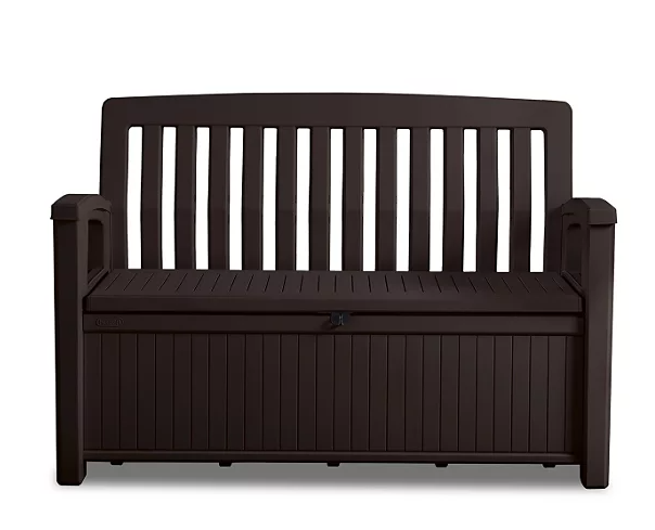 Keter 60-Gallon All-Weather Outdoor Patio Storage Bench