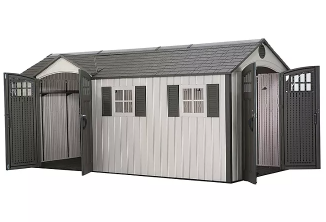 Lifetime 8' x 17.5' Outdoor Storage Shed (Dual Entry)