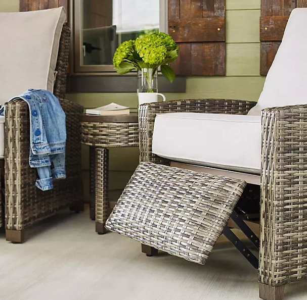 la z boy patio umbrella La-Z-Boy Outdoor 3-Piece Recliner Set – Eshop House LLC
