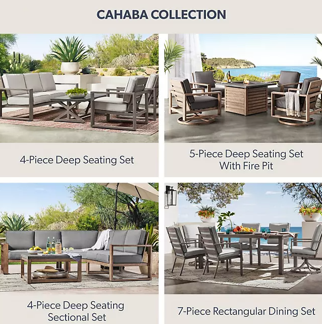 Member's Mark Cahaba 4-Piece Sectional Set