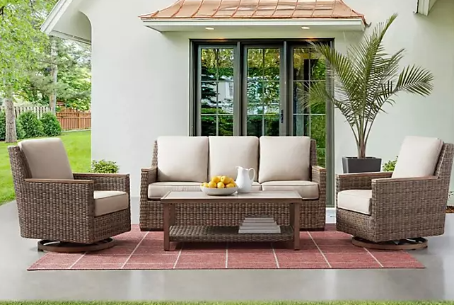 Member's Mark Bungalow 4-Piece Deep Seating Set