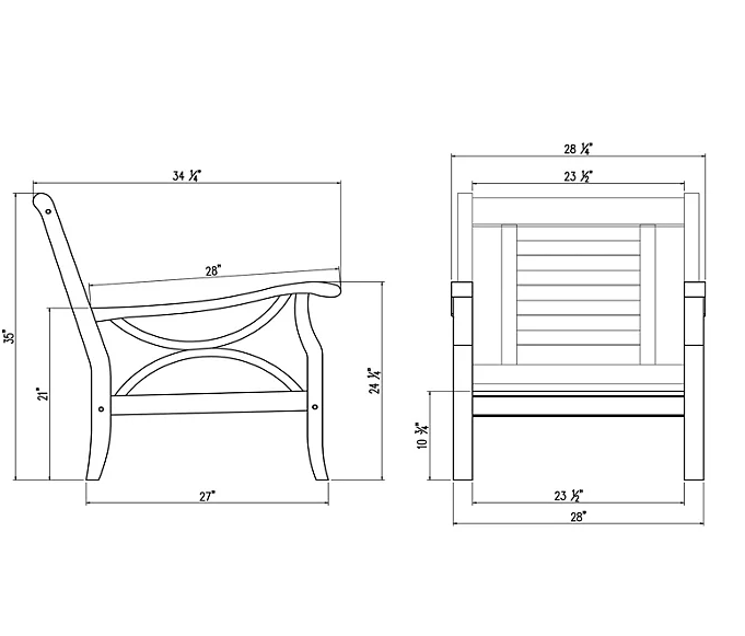 Member’s Mark 6-Piece Teak Deep Seating Set