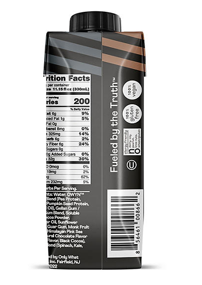 OWYN Pro Elite 32g Keto Plant Protein Shake, Chocolate (11.15 fl. oz, 15 pk.)