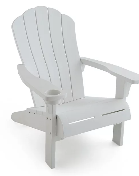 Keter Everest Adirondack Chair with Integrated Cupholder (Assorted Colors)