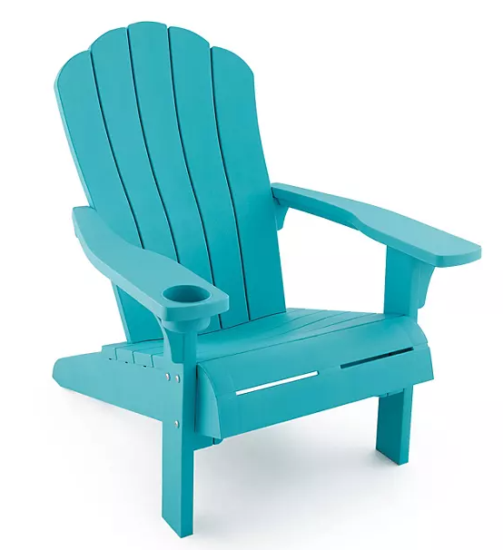 Keter Everest Adirondack Chair with Integrated Cupholder (Assorted Colors)