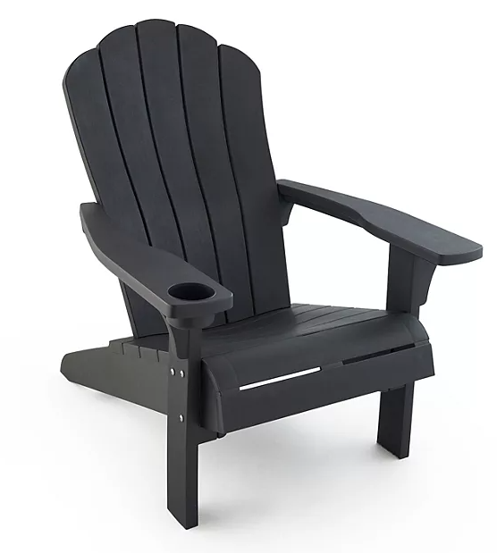 Keter Everest Adirondack Chair with Integrated Cupholder (Assorted Colors)