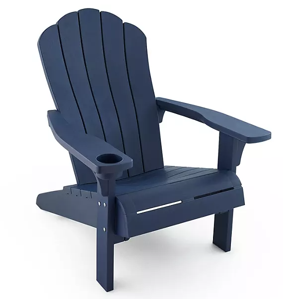 Keter Everest Adirondack Chair with Integrated Cupholder (Assorted Colors)