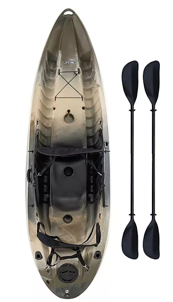 Lifetime Sport Fisher Angler 10' Kayak (Paddles Included)