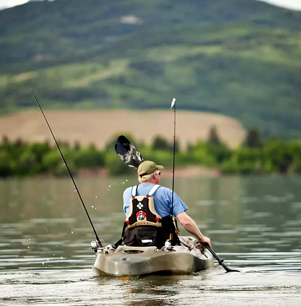 Lifetime Sport Fisher Angler 10' Kayak (Paddles Included)