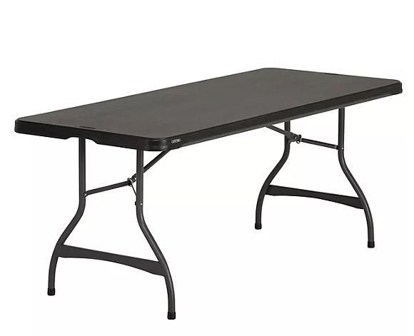 Lifetime 6-Foot Commercial Folding Nesting Table