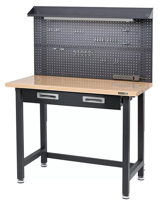 Seville Classics UltraHD Lighted Workbench with Woodtop – Eshop House LLC