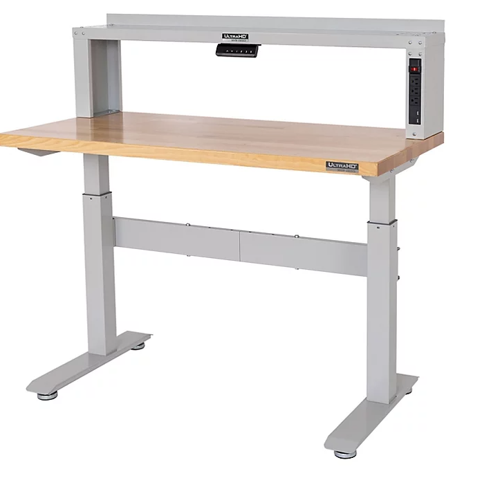 Seville Classics UltraHD Electric Workbench, 48” W x 24” D x 40” to 54” H - Eshop House LLC