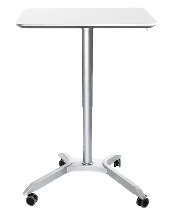 Seville Classics AIRLIFT XL 28" Pneumatic Sit-Stand Adjustable Rolling Desk Cart - Eshop House LLC