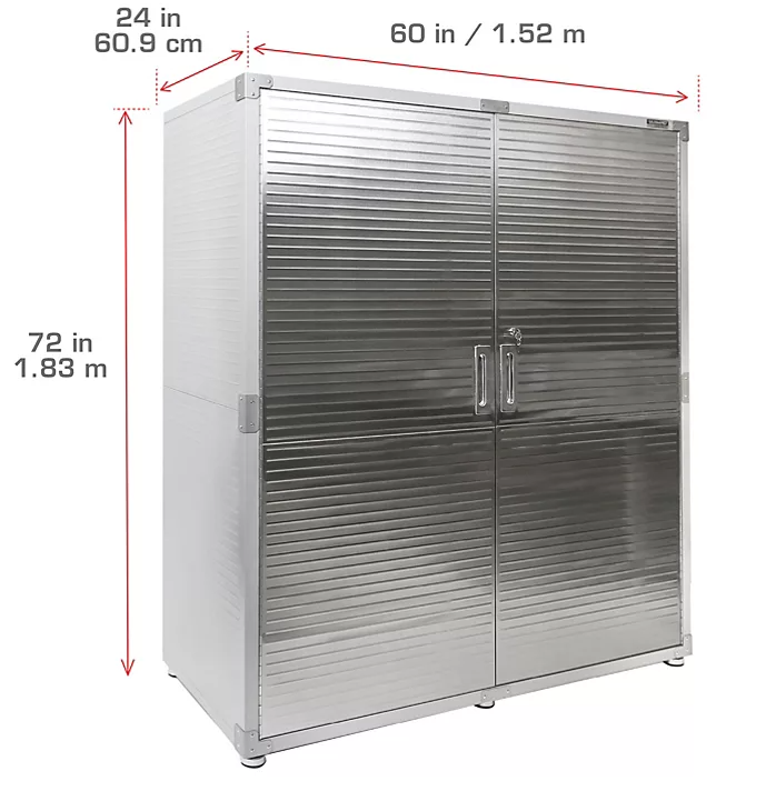 UltraHD Extra-Wide MEGA Lockable Storage Cabinet - 60" x 24" x 72" - Eshop House LLC