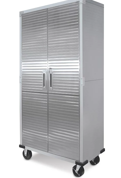 Seville Classics UltraHD Steel Tall Storage Cabinet, 36" W x 18" D x 72" H - Eshop House LLC