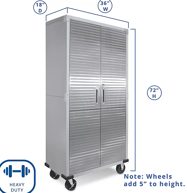 Seville Classics UltraHD Full Door Storage Cabinet - Eshop House LLC