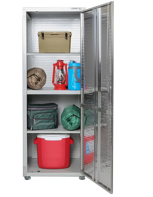 Seville Classics UltraHD 1-Door Lockable Storage Cabinet (24" W x 18" D x 66" H) - Eshop House LLC