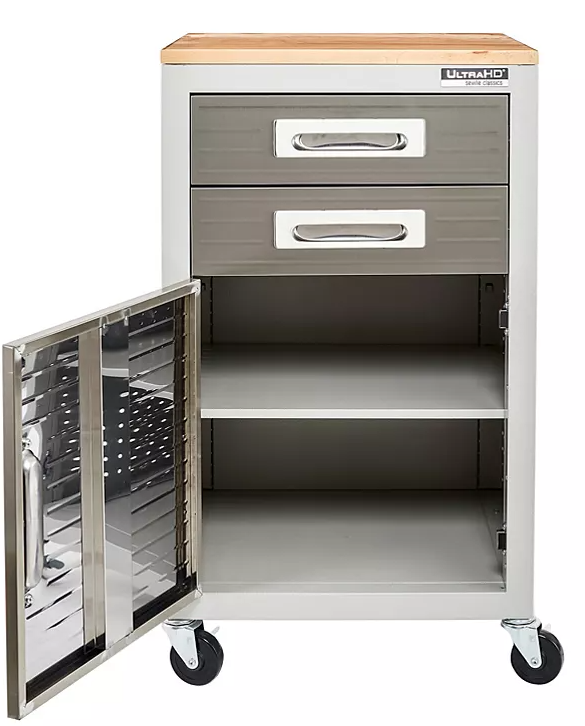 Seville Classics UltraHD 2-Drawer Rolling Storage Cabinet - Eshop House LLC