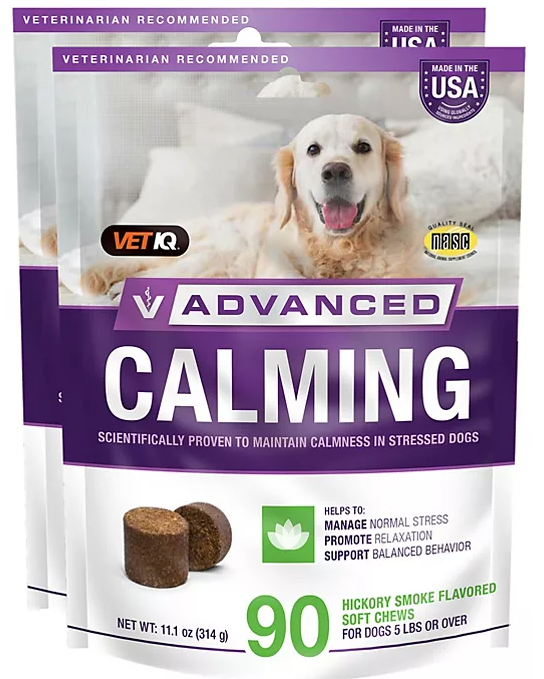 VETIQ Advanced Calming Soft Dog Chews, Hickory Smoke Flavored (90 ct., 2 pk.) - Eshop House LLC