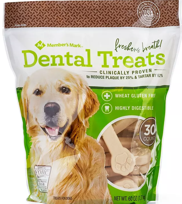 Member's Mark Dental Chew Treats for Dogs (30 ct.) - Eshop House LLC
