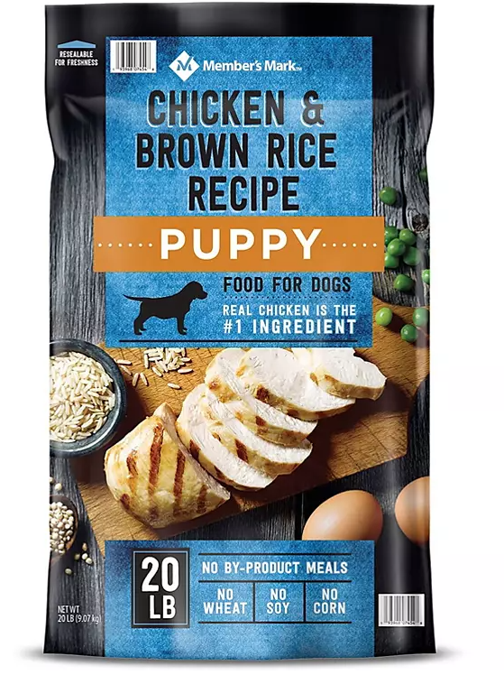 Member's Mark Dry Puppy Food, Chicken & Rice (20 lbs.) - Eshop House LLC