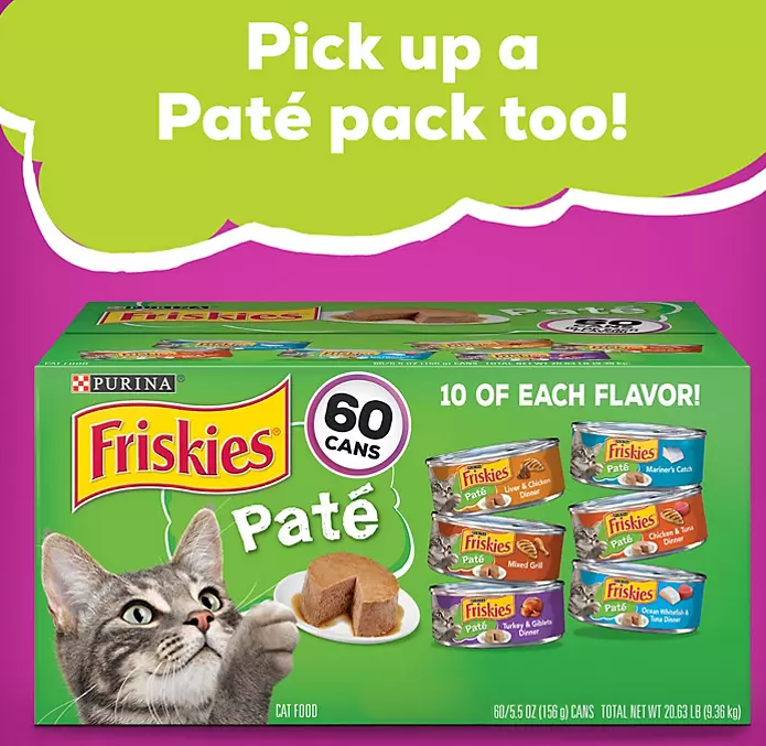 Purina Friskies Gravy Wet Cat Food, Variety Pack (5.5 oz., 60 ct.) - Eshop House LLC