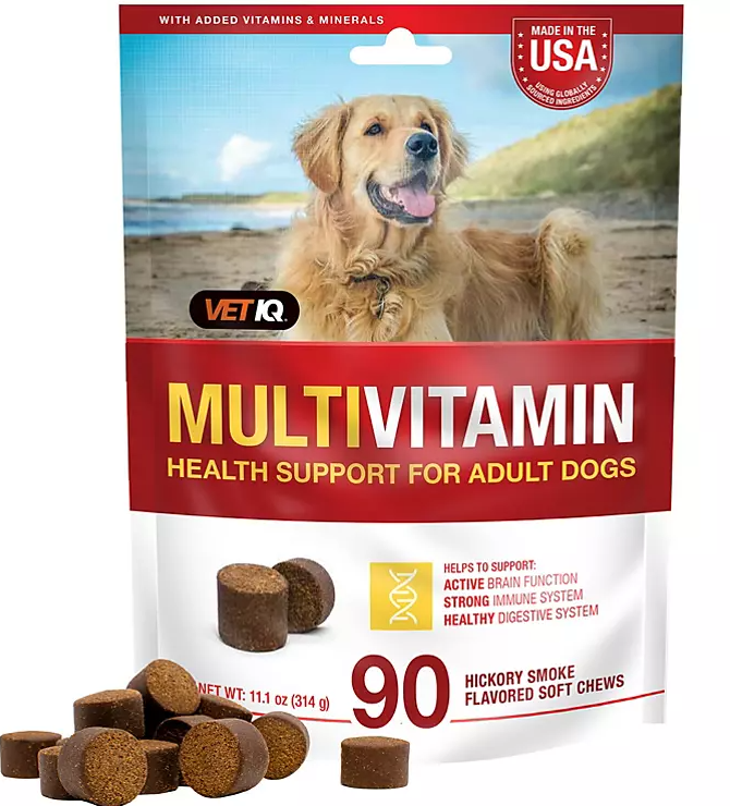 VETIQ Multivitamin Soft Dog Chews, Hickory Smoke Flavored (90 ct., 2 pk.) - Eshop House LLC