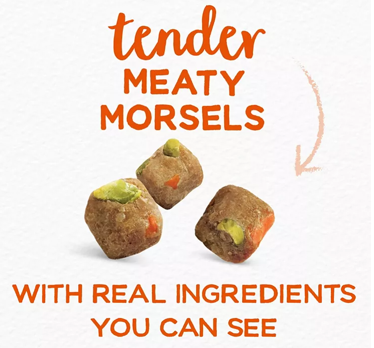 Purina Beneful Simple Goodness Tender Meaty Morsels Adult Dog Food, Stay Fresh Pouches (64 ct.) - Eshop House LLC