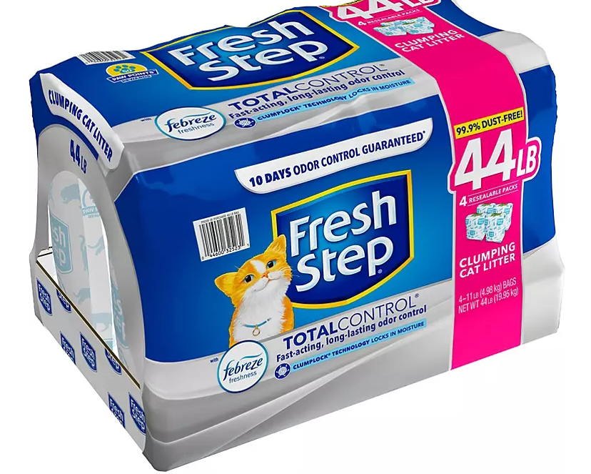 Fresh Step Total Control Scented Litter with Febreze, Clumping (44 lbs.) - Eshop House LLC