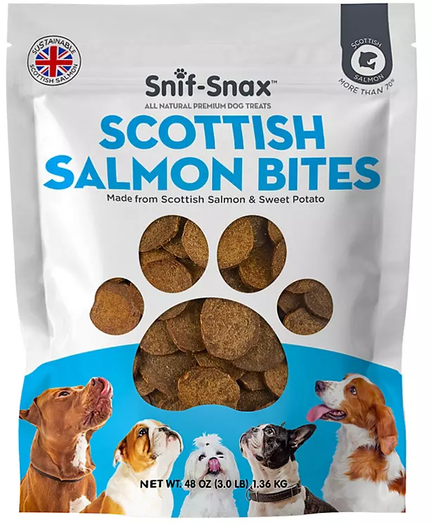 Snif-Snax Scottish Salmon Bites Dog Treats (3 lbs.) - Eshop House LLC