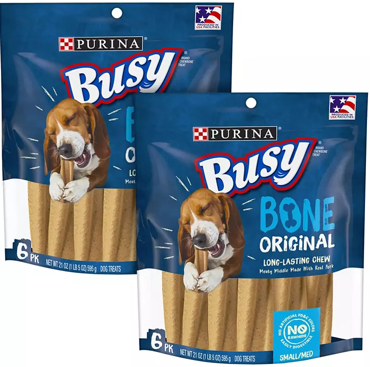 Purina Busy Bone Original Long Lasting Dog Chew, Small/Medium (12 ct.) - Eshop House LLC