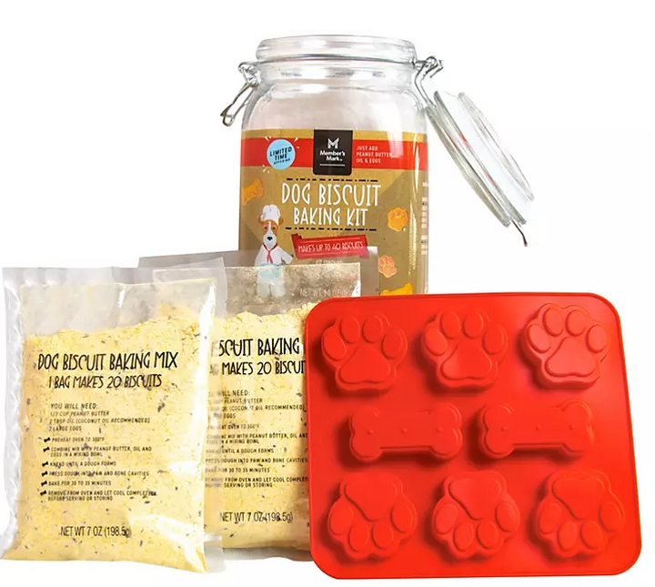 Member's Mark DIY Dog Biscuit Baking Kit + Treat Jar (14 oz.) - Eshop House LLC