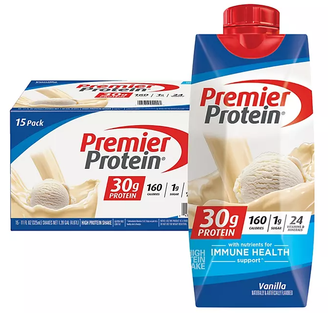 Premier Protein 30g. High Protein Shake, Vanilla (11 fl. oz., 15 pk.) - Eshop House LLC