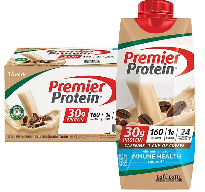 Premier Protein 30g. High Protein Shake, Café Latte (11 fl. oz., 15 pk.) - Eshop House LLC