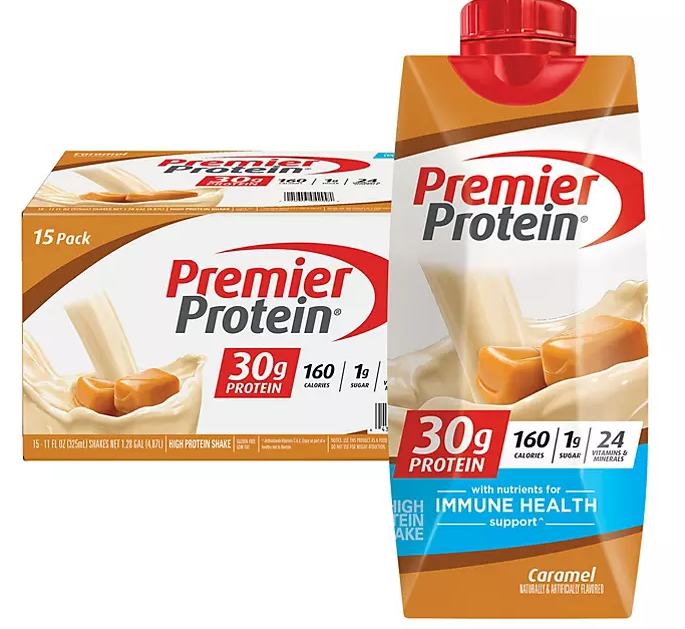 Premier Protein 30g. High Protein Shake, Caramel (11 fl. oz., 15 pk.) - Eshop House LLC