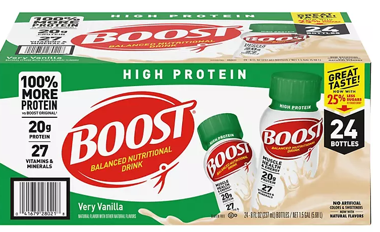 BOOST High Protein Drink, Vanilla (24 pk.) - Eshop House LLC