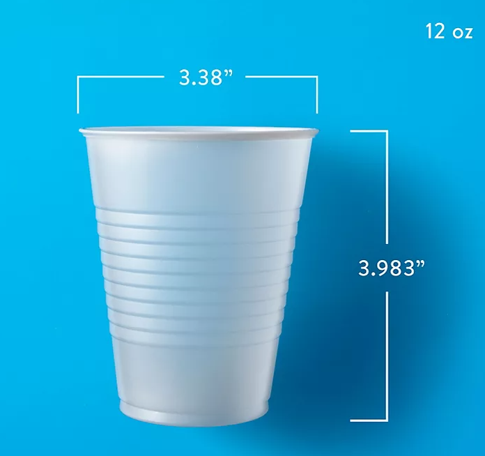 Member's Mark Translucent Plastic Cups (12 oz., 300 ct.) - Eshop House LLC