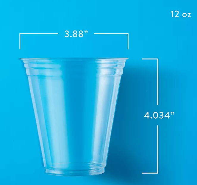 Member's Mark Clear Plastic Cups (12 oz., 172 ct.) - Eshop House LLC