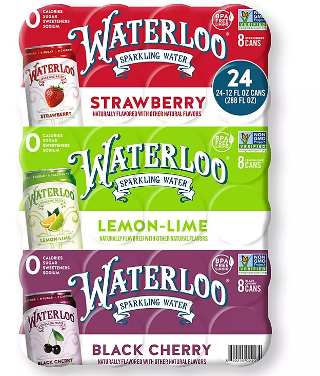 Waterloo Multi Pack Waterloo Sparkling Water Variety Pack (12 fl. oz., 24 pk.) – Eshop ...