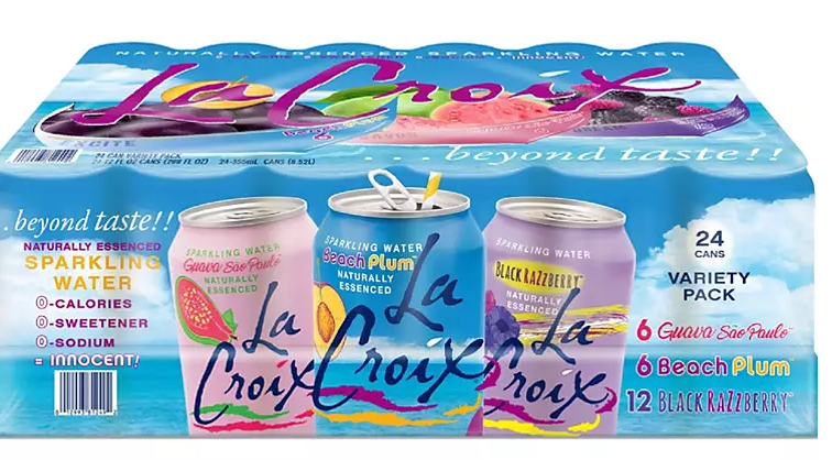 La Croix Black Razz Berry Sparkling Water Variety Pack (12 fl. oz., 24 pk.) - Eshop House LLC
