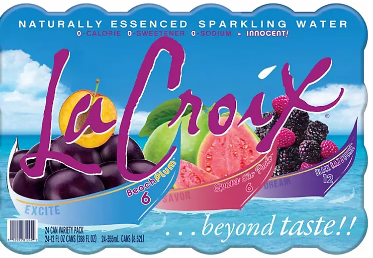 La Croix Black Razz Berry Sparkling Water Variety Pack (12 fl. oz., 24 pk.) - Eshop House LLC