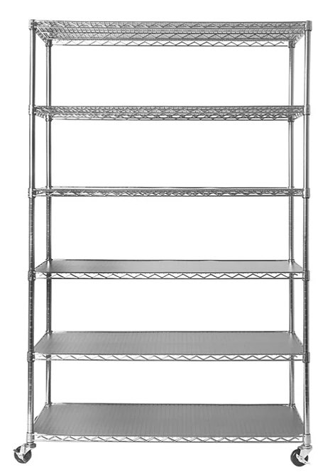 Member's Mark 6-Tier NSF Steel Wire Shelving, 47.5"x18"x 72" - Eshop House LLC