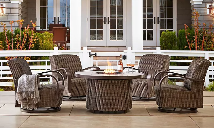 Member's Mark Havana 5-Piece Fire Pit Chat Set - Eshop House LLC