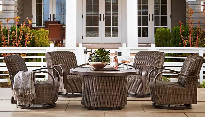 Member's Mark Havana 5-Piece Fire Pit Chat Set - Eshop House LLC